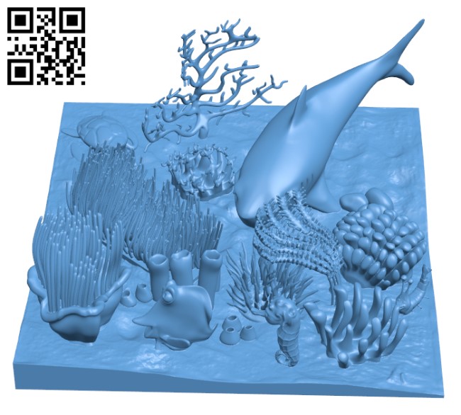 Coral reef H003808 file stl free download 3D Model for CNC and 3d printer