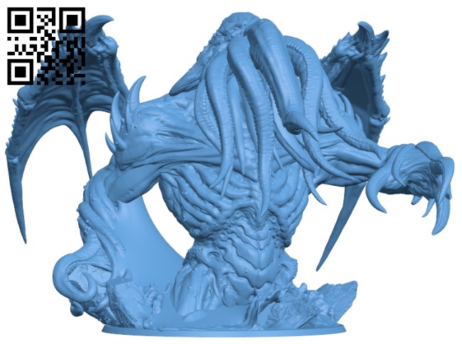 Cthulhu H003871 file stl free download 3D Model for CNC and 3d printer