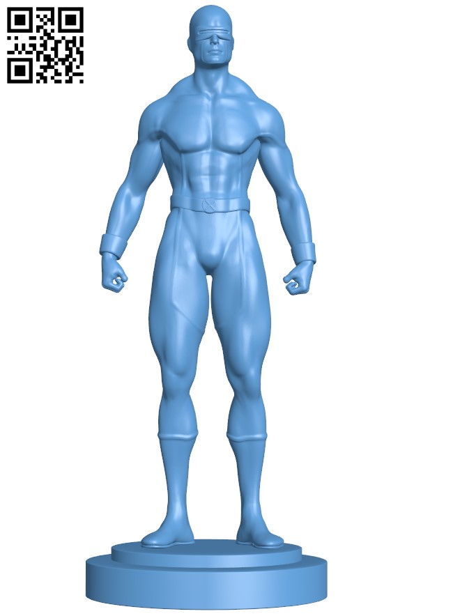 Cyclops - X-men H003454 file stl free download 3D Model for CNC and 3d printer