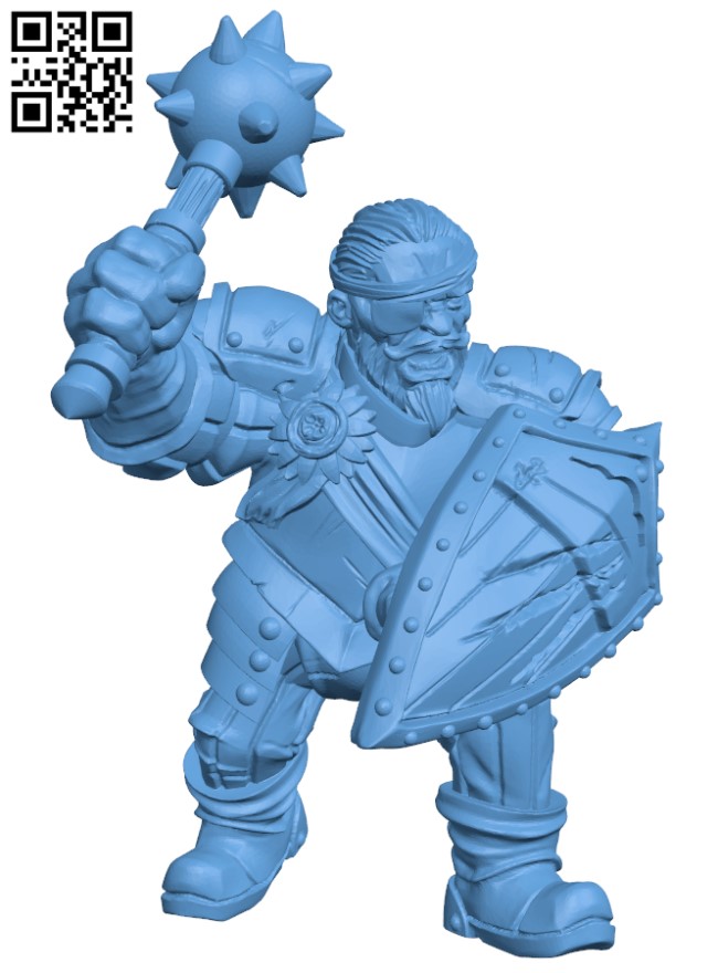 Darkest Dungeon Man At Arms H003689 file stl free download 3D Model for CNC and 3d printer