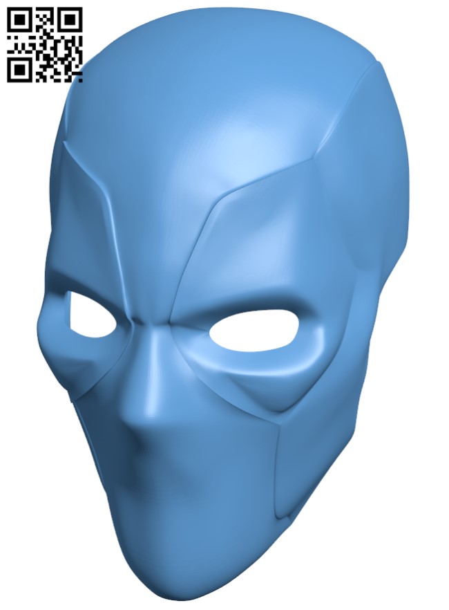 Deadpool Mask H003556 file stl free download 3D Model for CNC and 3d printer