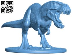 Dinosaur T-Rex H003332 file stl free download 3D Model for CNC and 3d printer