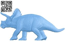 Dinosaurs triceratops A006812 download free stl files 3d model for CNC wood carving
