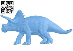 Dinosaurs triceratops A006813 download free stl files 3d model for CNC wood carving