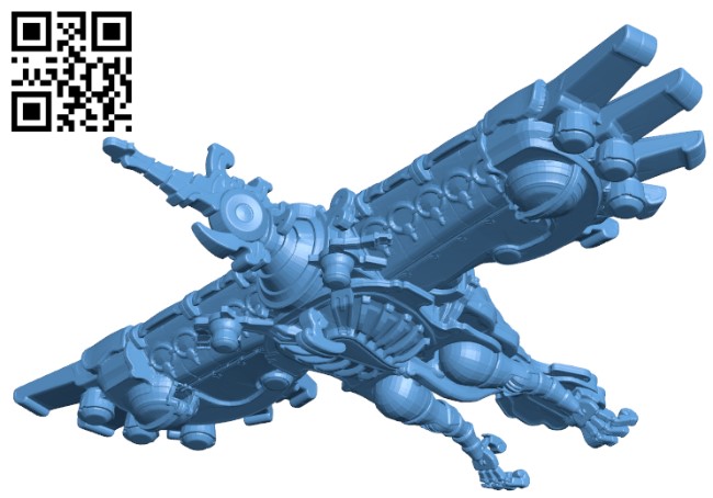 Divine Beast Vah Medoh from The Legend of Zelda Breath of the Wild H003753 file stl free download 3D Model for CNC and 3d printer