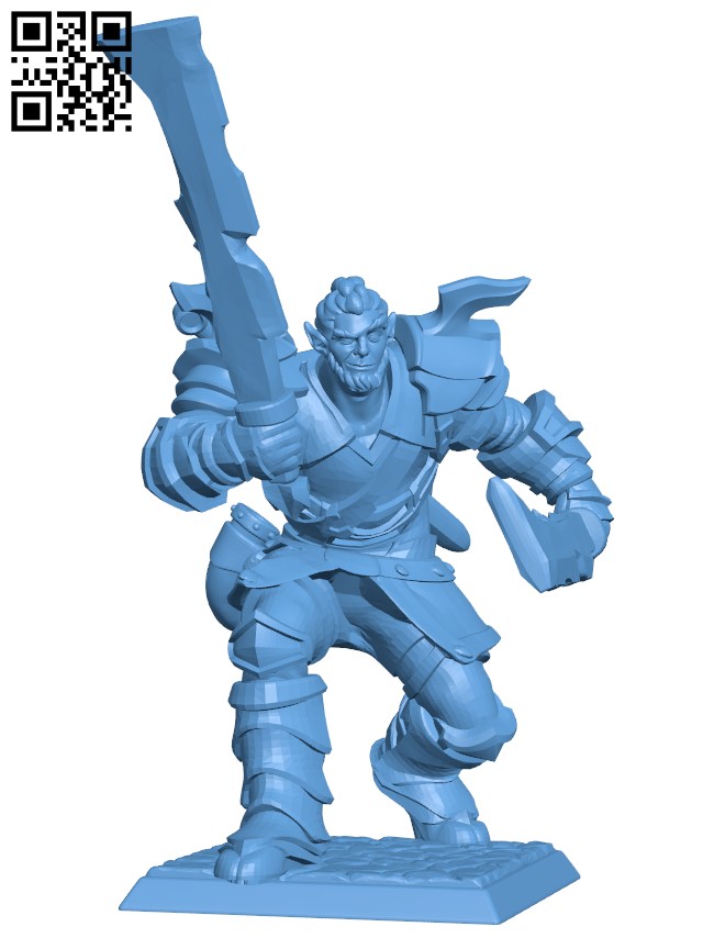 DnD miniature H003457 file stl free download 3D Model for CNC and 3d printer