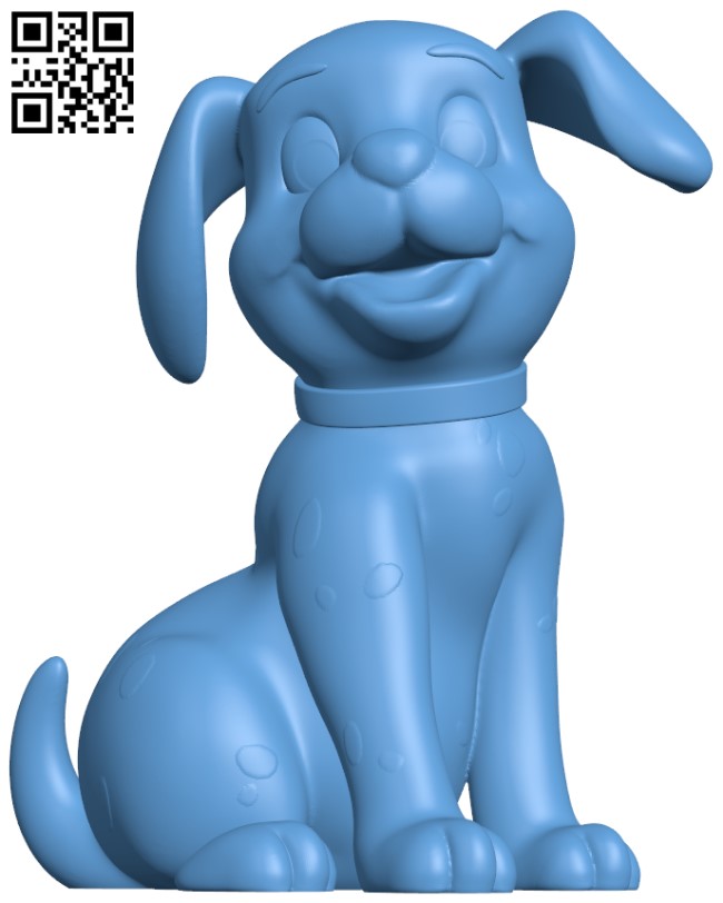 Dog H003459 file stl free download 3D Model for CNC and 3d printer