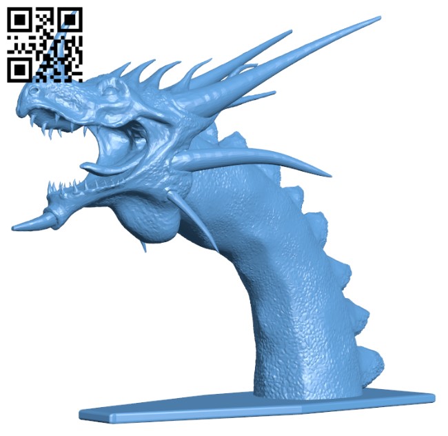 Dragon H003755file stl free download 3D Model for CNC and 3d printer