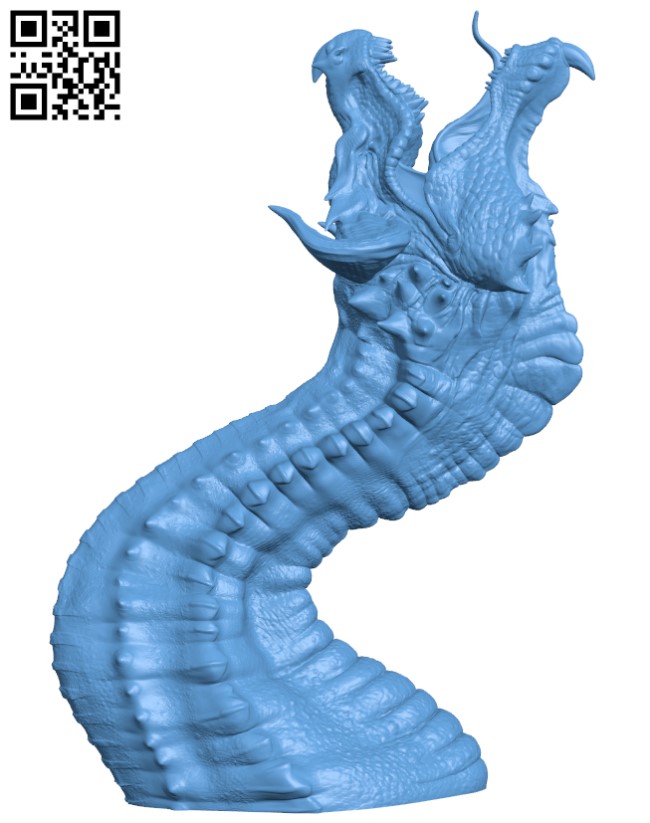 Dragon H003993 file stl free download 3D Model for CNC and 3d printer