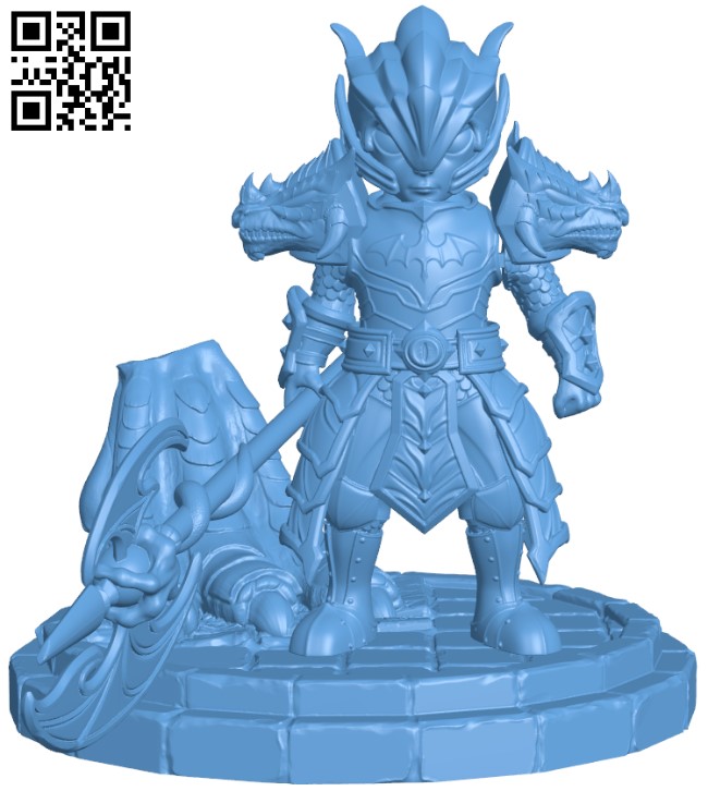 Dragon Knight H003756 file stl free download 3D Model for CNC and 3d printer