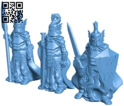 Dragon Knights H003334 file stl free download 3D Model for CNC and 3d printer
