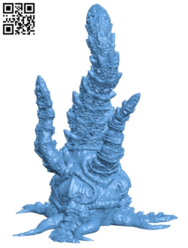 Dragon plant H003813 file stl free download 3D Model for CNC and 3d printer