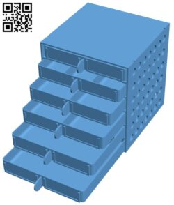 Drawer System H003460 file stl free download 3D Model for CNC and 3d printer