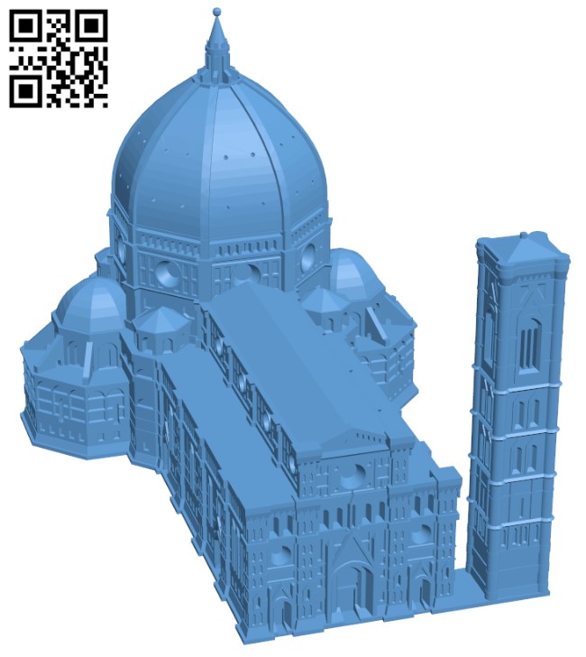 Duomo Cathedral H003298 file stl free download 3D Model for CNC and 3d printer