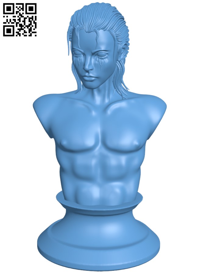 Eren Jaeger - Attack on Titan H003392 file stl free download 3D Model for CNC and 3d printer