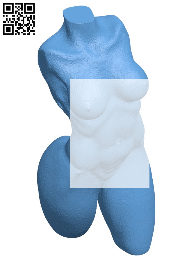 Female Torso In Motion H003694 file stl free download 3D Model for CNC and 3d printer