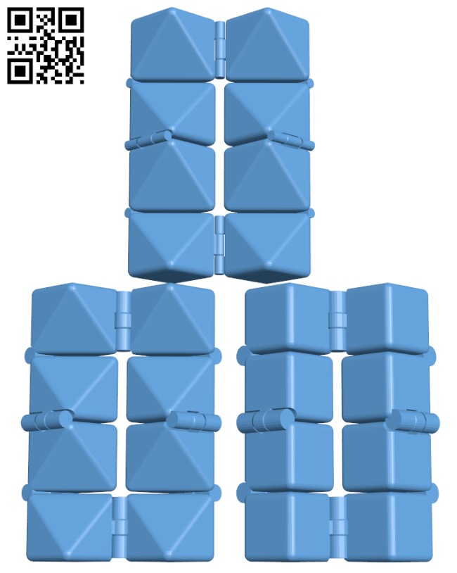 Fidget Cube H003635 file stl free download 3D Model for CNC and 3d printer