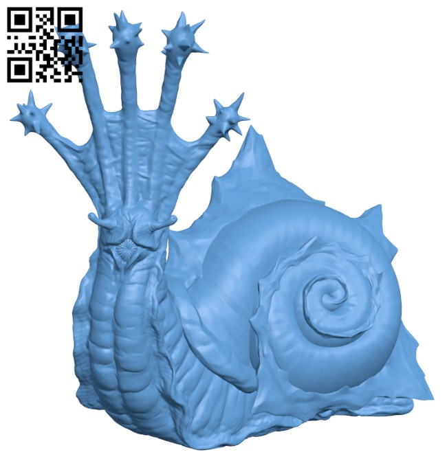 Flail Snail H003511 file stl free download 3D Model for CNC and 3d printer