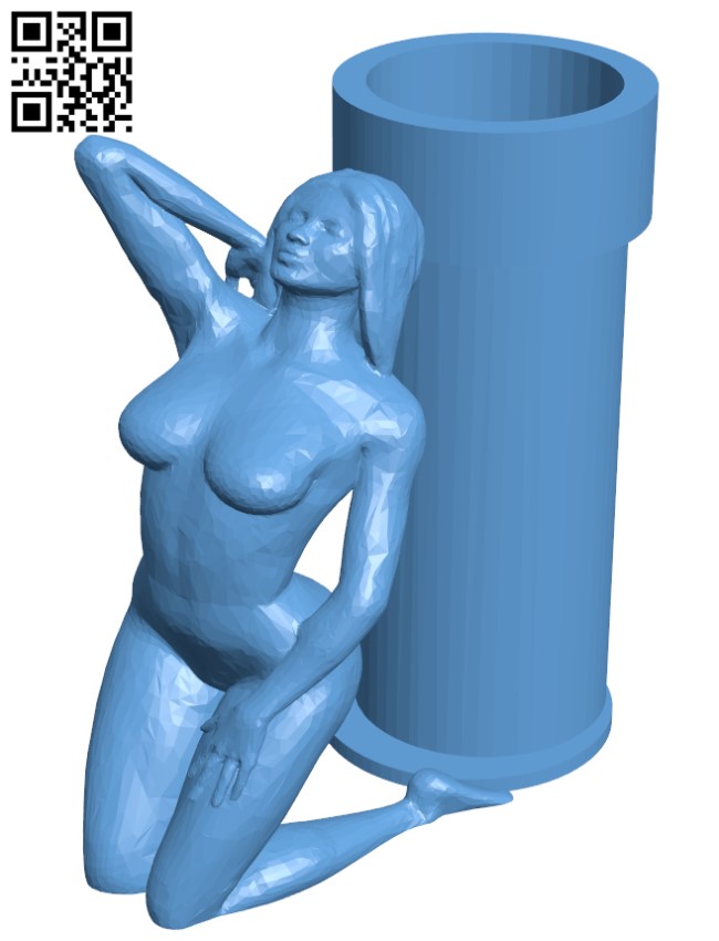 Fountain girl H003820 file stl free download 3D Model for CNC and 3d printer