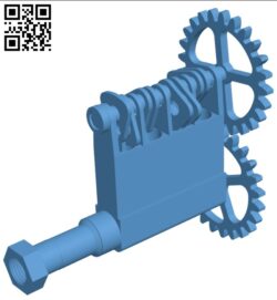 Four Cylinder Air Engine H003567 file stl free download 3D Model for CNC and 3d printer