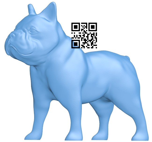 French bulldog A006811 download free stl files 3d model for CNC wood carving