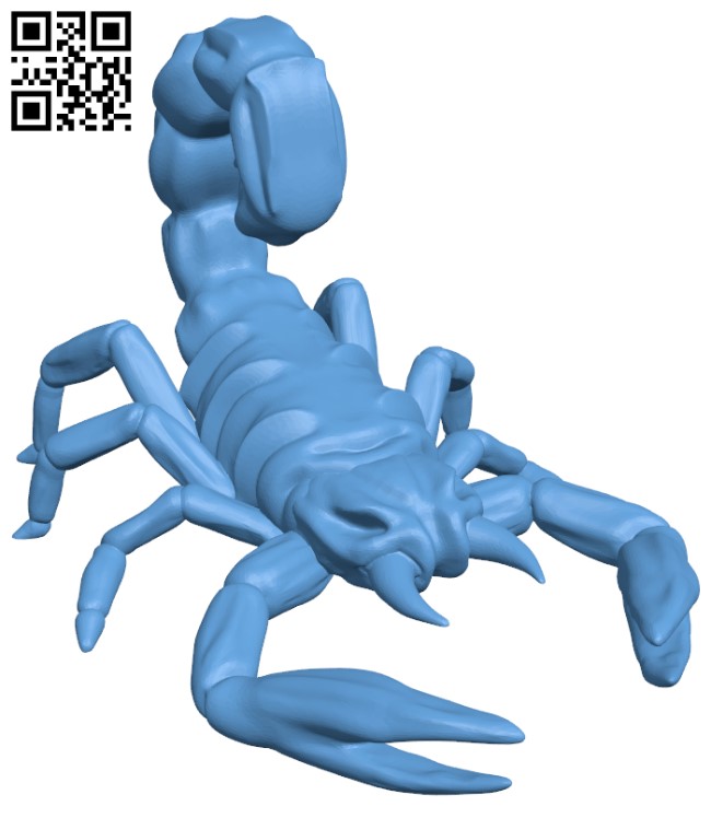 Giant Scorpion H003572 file stl free download 3D Model for CNC and 3d printer