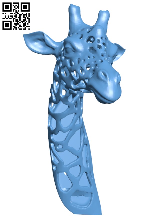 Giraffe Spots H003877 file stl free download 3D Model for CNC and 3d printer