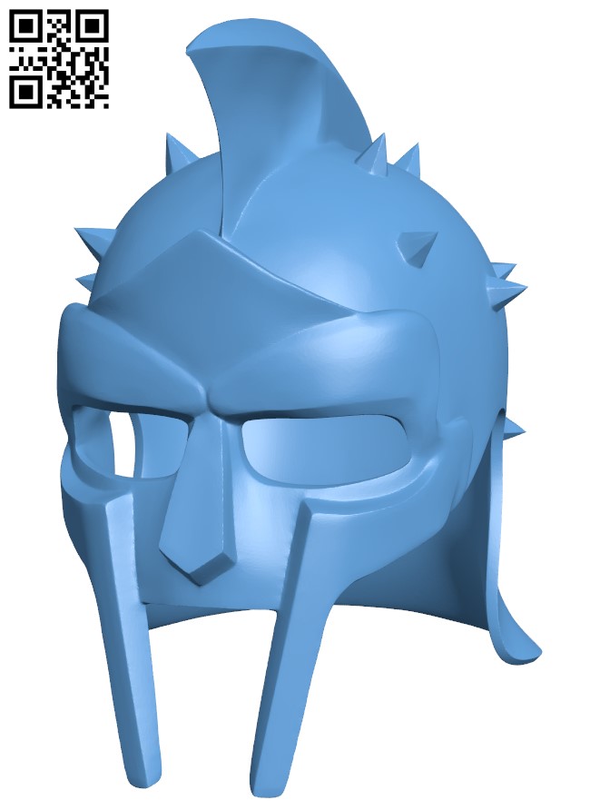 Gladiator helmet H003636 file stl free download 3D Model for CNC and 3d printer