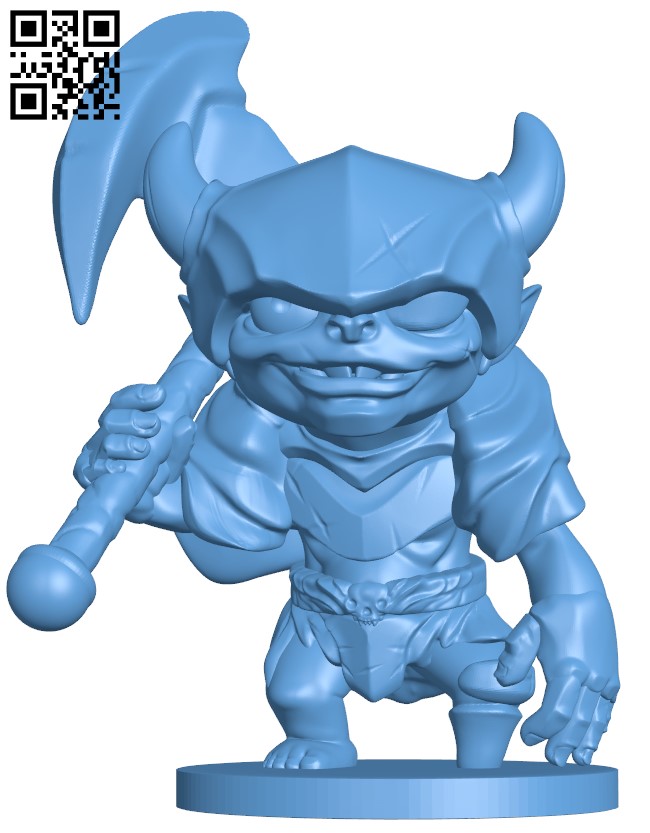 Goblin H004068 file stl free download 3D Model for CNC and 3d printer
