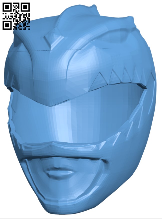 Green Ranger Helmet H003638 file stl free download 3D Model for CNC and 3d printer