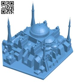 Hagia Sophia H003514 file stl free download 3D Model for CNC and 3d printer