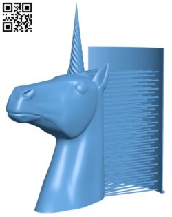 Hairy Unicorn H003300 file stl free download 3D Model for CNC and 3d printer