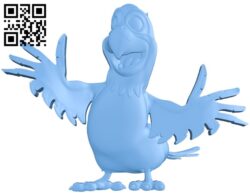 Happy parrot A006816 download free stl files 3d model for CNC wood carving