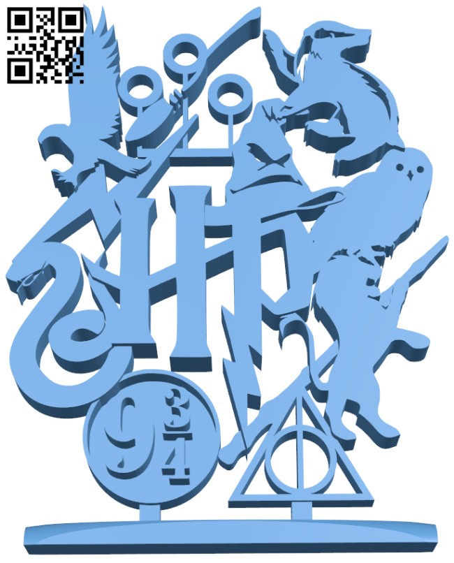 3D file Harry Potter Collection Decoration😁👍😁👍 ・3D printable model to  download・Cults