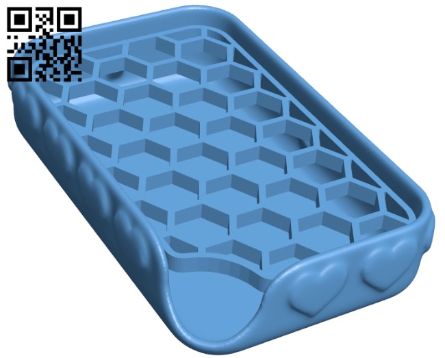 Heart soap holder H004072 file stl free download 3D Model for CNC and 3d printer