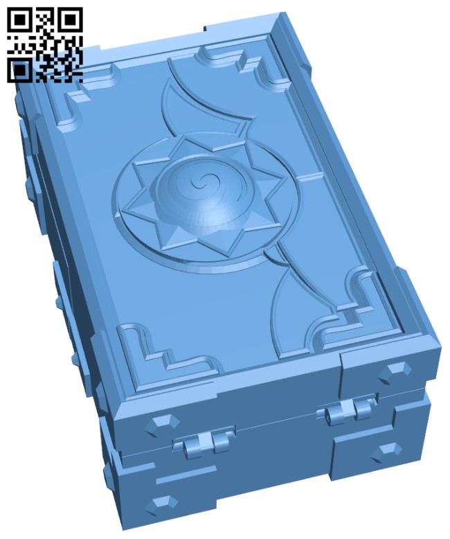 Hearthstone Box H003641 file stl free download 3D Model for CNC and 3d printer