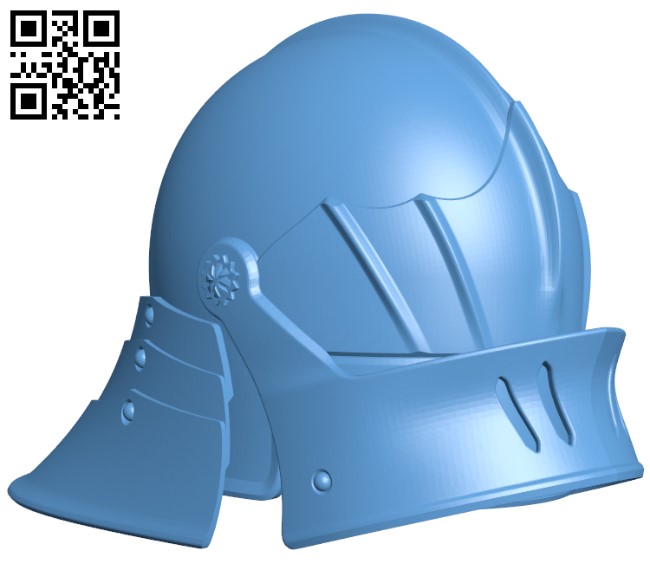 Helmet Collection - 16th Century Sallet H004073 file stl free download 3D Model for CNC and 3d printer
