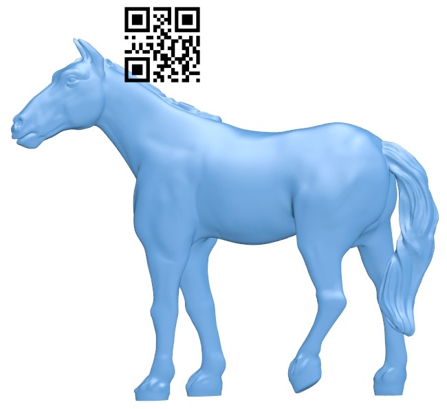 Horse A006810 download free stl files 3d model for CNC wood carving