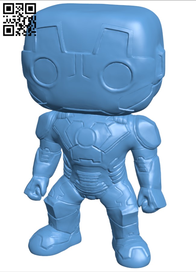 Iron Man H003824 file stl free download 3D Model for CNC and 3d printer