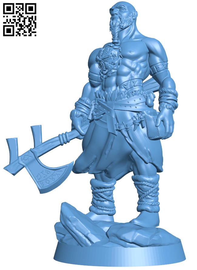 Jokull, Goliath Rune Carver H003473 file stl free download 3D Model for CNC and 3d printer