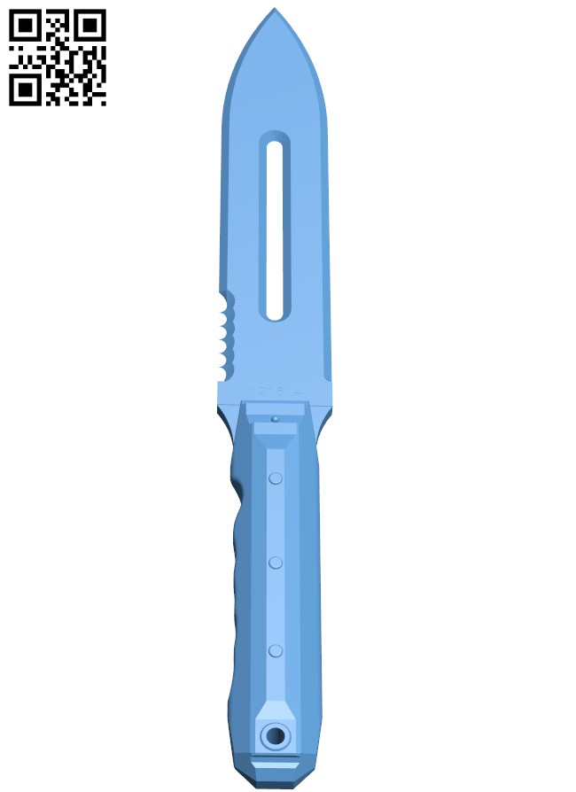 KA-2 Interstellar Combat Knife H004078 file stl free download 3D Model for CNC and 3d printer