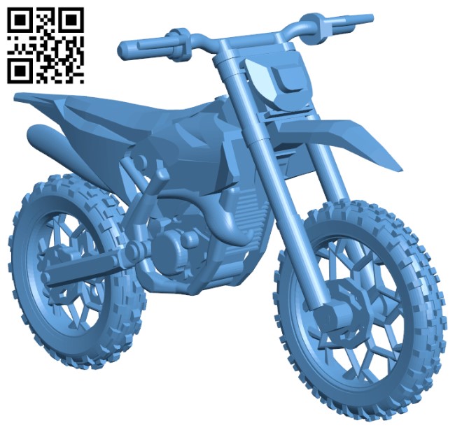 KTM Dirt Bike H004019 file stl free download 3D Model for CNC and 3d printer
