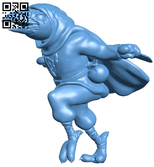 Kenku Rogue H004015 file stl free download 3D Model for CNC and 3d printer