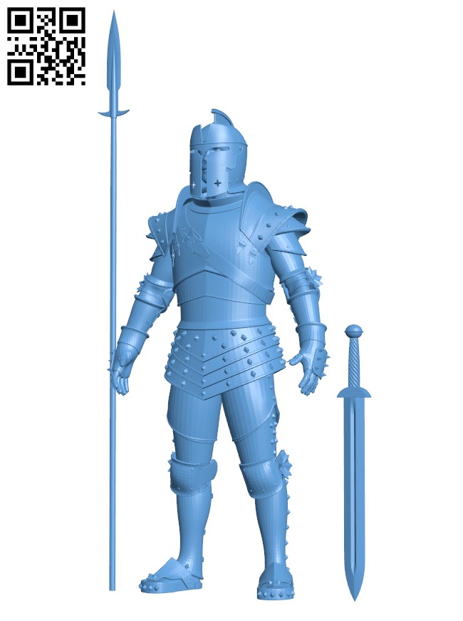 Knight H003769 file stl free download 3D Model for CNC and 3d printer