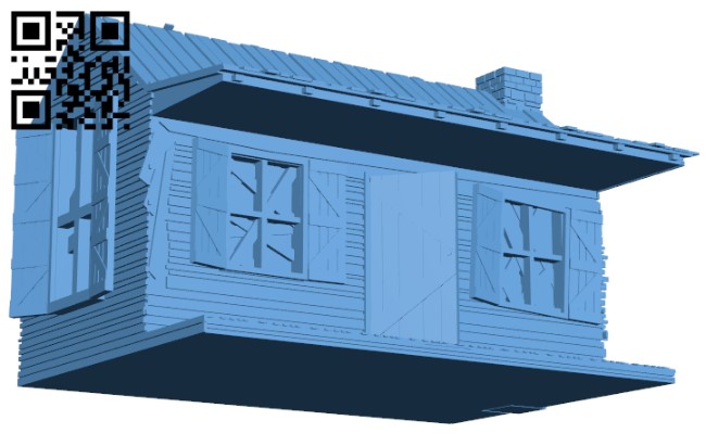 Knowaby cabin - Evil dead H004017 file stl free download 3D Model for CNC and 3d printer