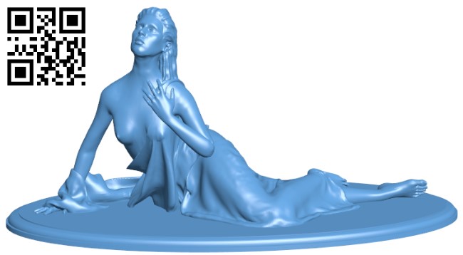 Lying Woman H004026 file stl free download 3D Model for CNC and 3d printer