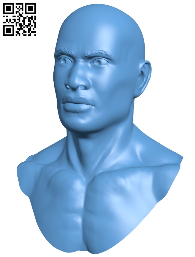 Male Academic Bust H004028 file stl free download 3D Model for CNC and 3d printer