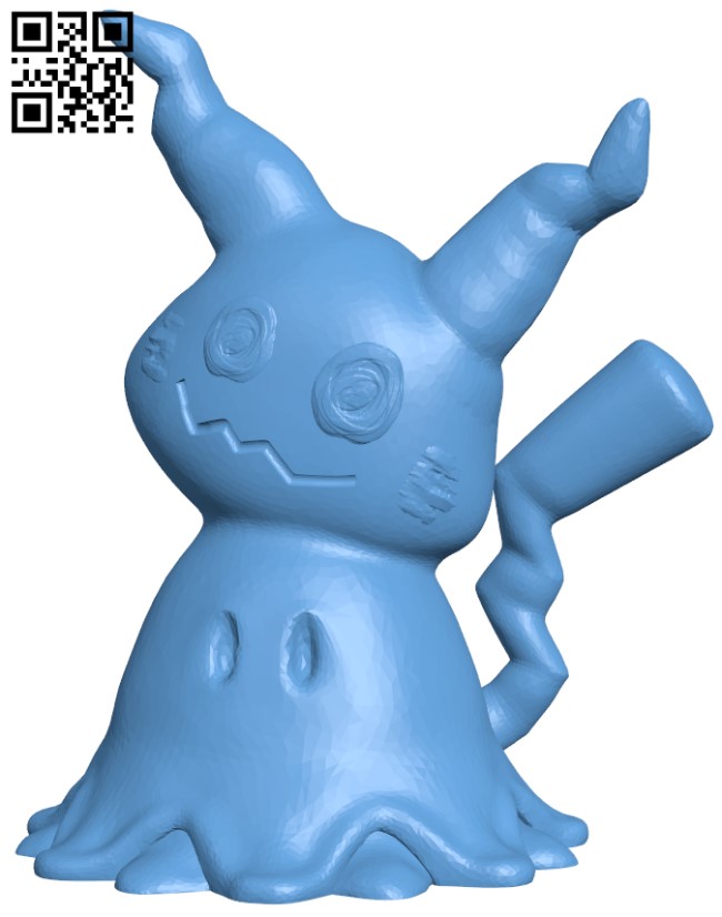 Mimikyu H003405 file stl free download 3D Model for CNC and 3d printer