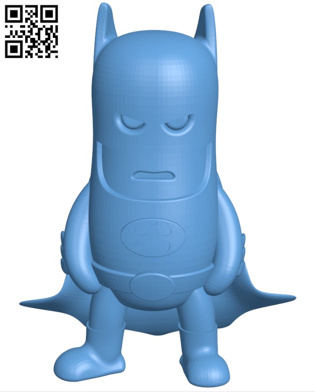 Mini Batman H003833 file stl free download 3D Model for CNC and 3d printer