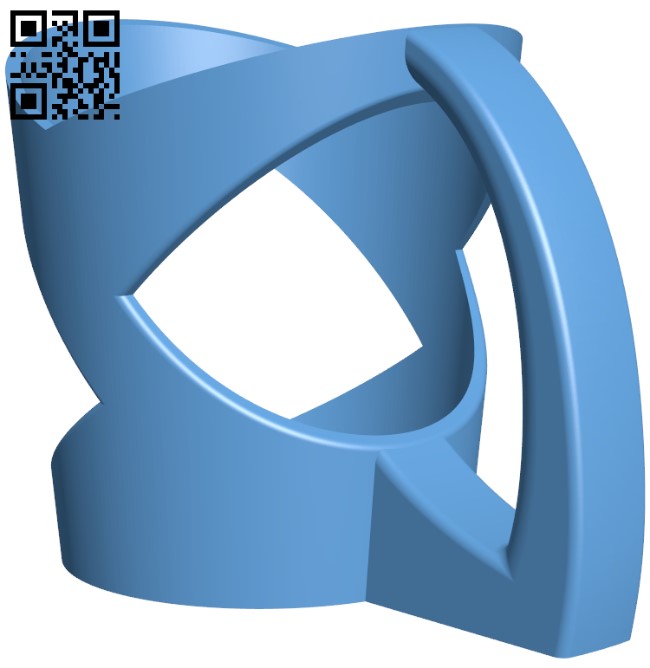 Mug holder H003779 file stl free download 3D Model for CNC and 3d printer